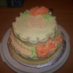 Cake with fondant