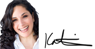 Katie Davis photo with signature